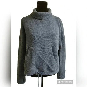 Sweaty Betty Restful Boucle Turtleneck Pullover Sweatshirt